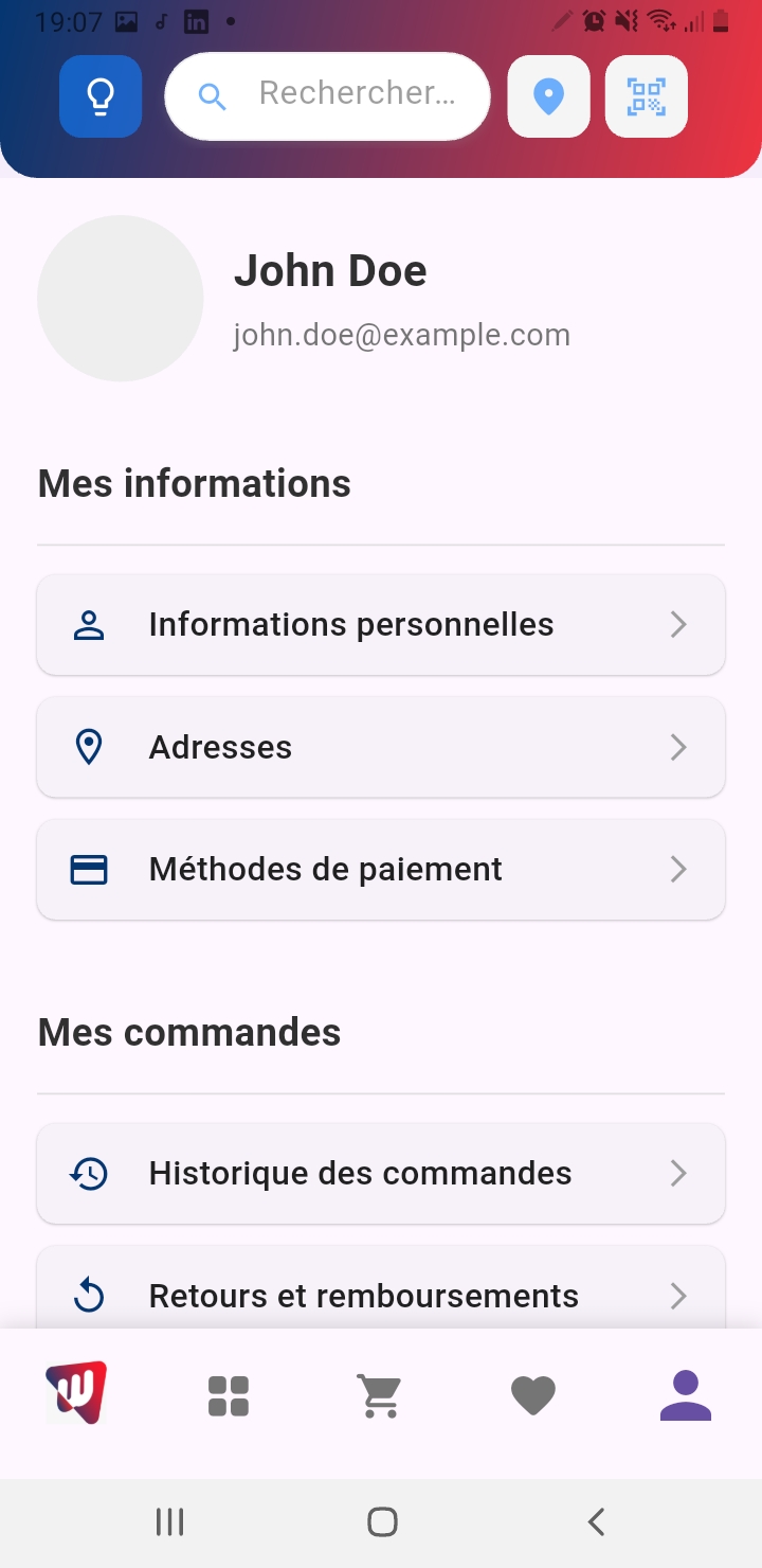Fonctionnalité de livraison de Waz'Up